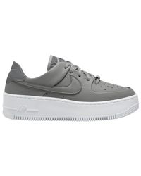 women's gray air force 1
