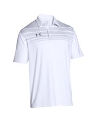under armour white golf shirt
