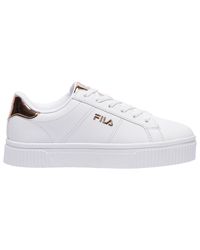 fila white and gold sneakers