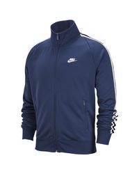 blue nike tribute jacket