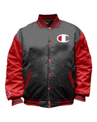 champion black bomber jacket