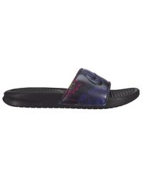 nike burgundy slides