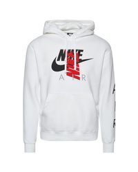 red white and black nike hoodie