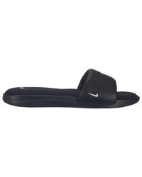 Nike Synthetic Ultra Comfort 3 Slide Shoes in Black/White (Black) - Lyst