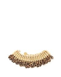 Ela Stone | Metallic Baker Leopard Print Chain Bracelet | Lyst