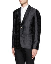 alexander mcqueen skull blazer