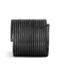 John Hardy | Black Classic Chain Large Coil Bracelet | Lyst