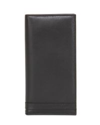 Ferragamo | Black Nappa Leather Continental Wallet | Lyst