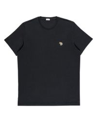 Paul Smith | Black Men's Navy Zebra Logo T-shirt for Men | Lyst