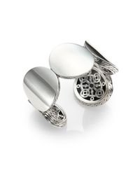 John Hardy | Metallic Dot Sterling Silver Cuff Bracelet | Lyst