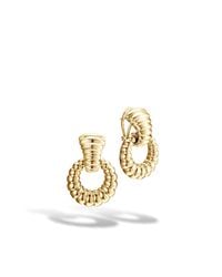 John Hardy | Metallic Classic Chain Door Knocker Earrings | Lyst