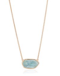 Monica Vinader | Green Capri Necklace | Lyst