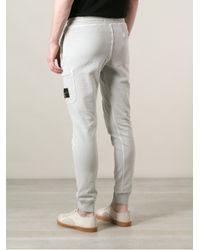 grey stone island trackies