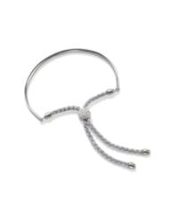 Monica Vinader | Metallic Fiji Diamond Toggle Friendship Bracelet | Lyst