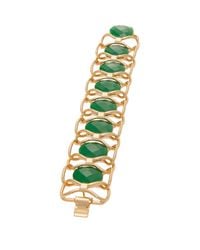 Trina Turk | Green Lg Oval Stone Flex | Lyst