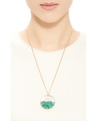 Renee Lewis | Green One Of A Kind Large Emeralds Shake Necklace | Lyst