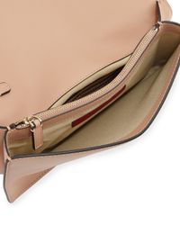 Valentino Black Lock Rockstud Vitello Clutch Bag