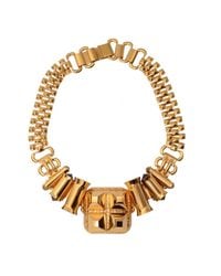 Scott Wilson | Metallic Studded Barrel Necklace | Lyst