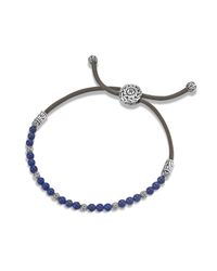 John Hardy | Round Beads Bracelet On Black Mokuba Cord for Men | Lyst