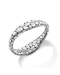 John Hardy | Black Oval Hinge Cuff | Lyst