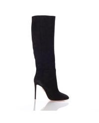 Aquazzura Black Brera 105 Boot