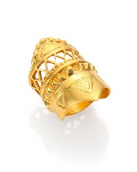 A Peace Treaty | Metallic Bedia Ring | Lyst