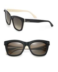 Valentino | Black Rock Stud 53mm Rectangular Sunglasses | Lyst