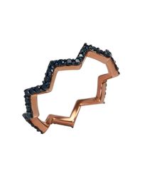 Khai Khai | Pink Zig Zag Arrow Ring | Lyst