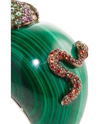 Wendy Yue | Green Malachite Snake And Apple Ring | Lyst