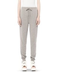 Alexander Wang Gray Lightweight French Terry Sweatpants
