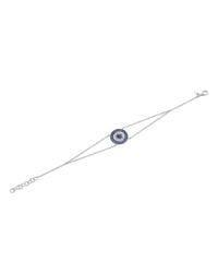 Anne Sisteron - Metallic 14kt White Gold Diamond And Sapphire Disc Bracelet - Lyst