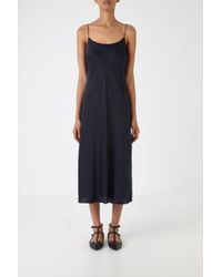 vince navy slip dress