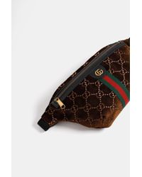 gucci velvet belt bag