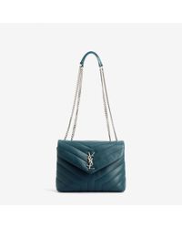 Saint Laurent - Green Loulou Small Bag - Lyst