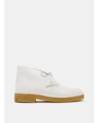 White Chukka boots and desert boots for 