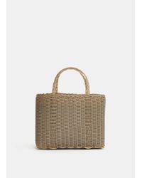 Palorosa, Diamond Tote Basket Bag