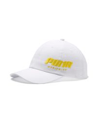 PUMA White Tz Cap