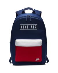Nike Air Heritage 2.0 Graphic Backpack in Blue / Red (Blue ...