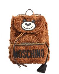moschino mohair backpack