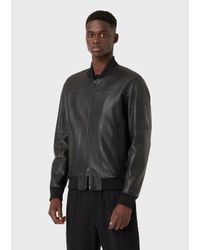 giubbotto pelle armani