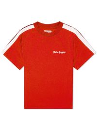 Palm Angels Red Logo Print T-shirt for men