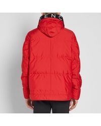 givenchy hooded down parka