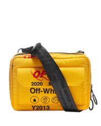 off white crossbody bolsa men