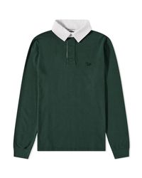 maison kitsune long sleeve polo