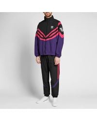 adidas sportive track jacket purple