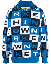 chequered hoodie