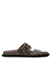 fendi flat slides