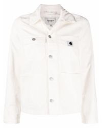 white jacket denim