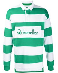 Benetton long sleeve polo Clearance