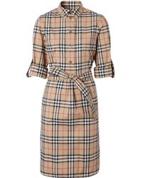 burberry pattern dress